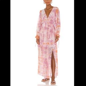 Prairie Dress in Peach Young, Fabulous & Broke